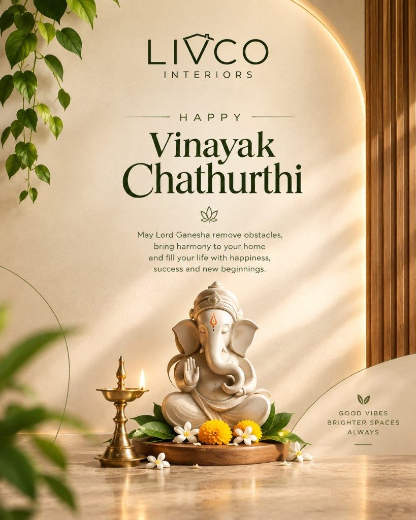 Happy Vinayak Chathurthi - LIVCO Interiors
